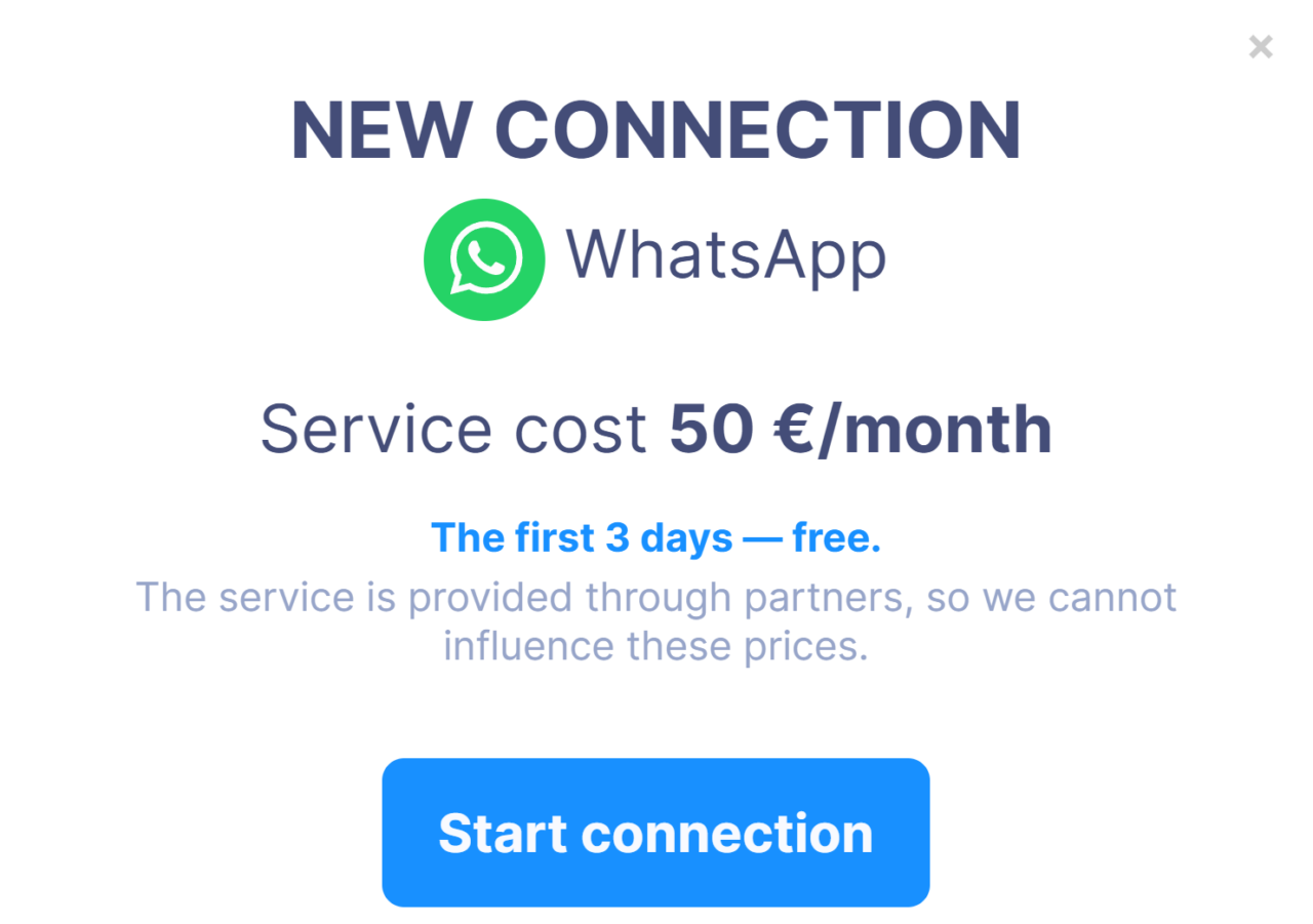 How to connect WhatsApp
